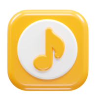 Music icon rendering transparent element png