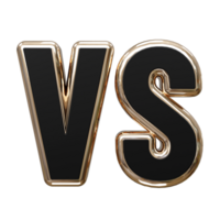 vs. Text 3d Rendern Illustration Element png