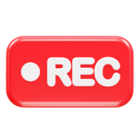 Record icon illustration element render png