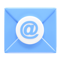 Email icon 3d element illustration png