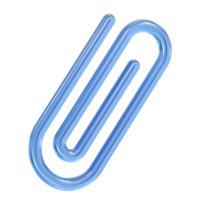 Papier Clip Symbol 3d Illustration machen png