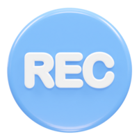 Record icon illustration element render png