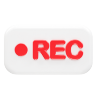 Record icon illustration element render png