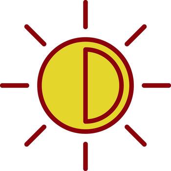 Sun Vector Icon Design