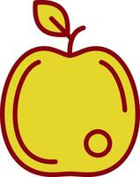 diseño de icono de vector de manzana