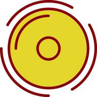 Frisbee Vector Icon Design