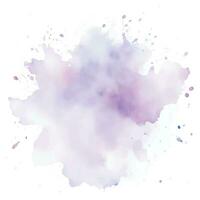 Soft watercolor splash stain background vector