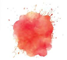 Soft watercolor splash stain background vector