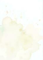 Soft watercolor splash stain background vector