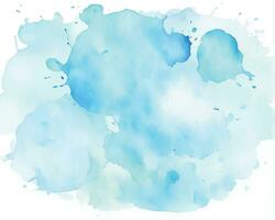 Soft watercolor splash stain background vector