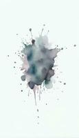 Soft watercolor splash stain background vector