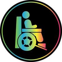 Disability Vector Icon Design