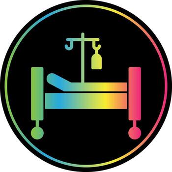 diseño de icono de vector de cama