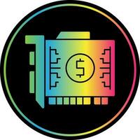 Gpu mining Vector Icon Design