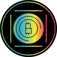 diseño de icono de vector de bitcoin