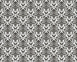 Horizontally And Vertically Repeatable Vector Seamless Damask Vintage Pattern.