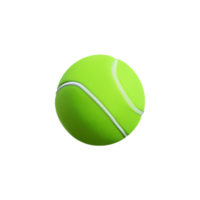 tennis palla 3d interpretazione icona illustrazione png