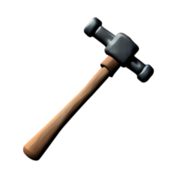 Hammer 3d Rendern Symbol Illustration png