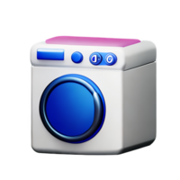 laundry 3d rendering icon illustration png