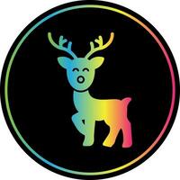 Reindeer Vector Icon Design