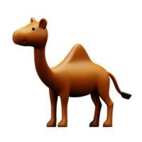 camel 3d rendering icon illustration png