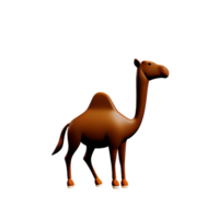 camel 3d rendering icon illustration png