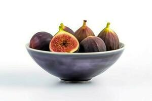 Figs bowl. Generate Ai photo