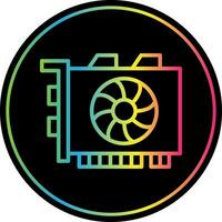 Gpu mining Vector Icon Design