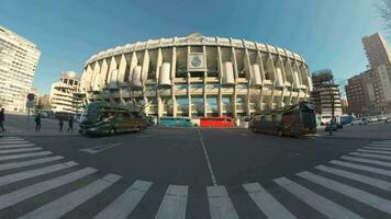 Santiago Bernabeu Stadium in Madrid, Spain video