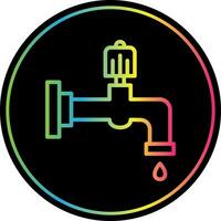 Water faucet Vector Icon Design