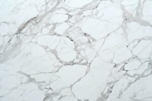 Captivating white marble background showcasing intricate natural patterns. AI Generated photo