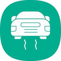 Slippery Road Vector Icon Design