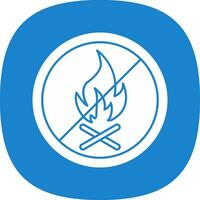 No Fire Allowed Vector Icon Design