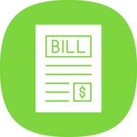 Bill Vector Icon Design