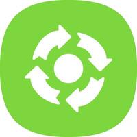 Recycling Vector Icon Design
