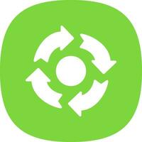 Recycling Vector Icon Design