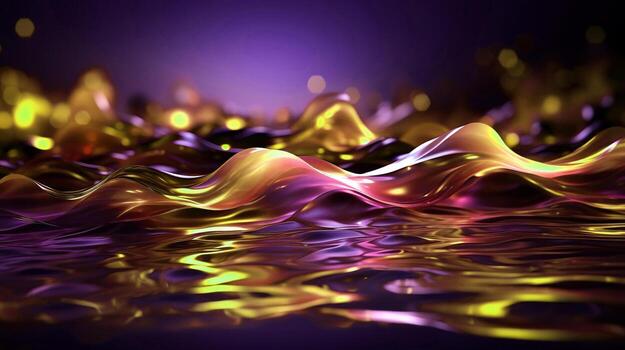 Network line of connecting stream with representing bid data. The futuristic bid data concept photo