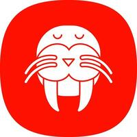 Walrus Vector Icon Design