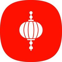 Paper lantern Vector Icon Design