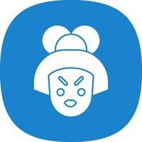 geisha vector icono diseño