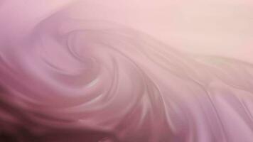 élégant doucement écoulement doux soyeux satin liquide ou en tissu dans pastel rose couleurs. cette élégant romantique mouvement Contexte texture animation est plein HD et une sans couture boucle avec copie espace. video