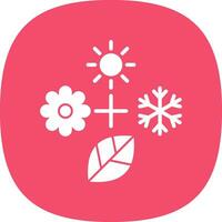 Seasons Vector Icon Design