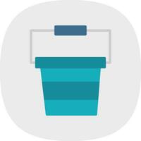 Bucket Vector Icon Design