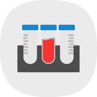 Test Tubes Vector Icon Design