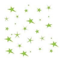 Free vector pattern with black stars on a white background