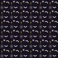 Free vector halloween pattern background design