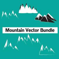 Mountain icon logo vector illustration for adventure outdoor sport graphic