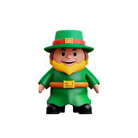 st patricks dag 3d renderen icoon illustratie png