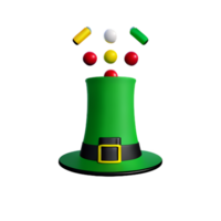 st patricks day 3d rendering icon illustration png