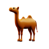 camel 3d rendering icon illustration png